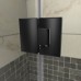 DreamLine Unidoor-X 48 3/8 in. W x 30 in. D x 72 in. H Hinged Shower Enclosure in Satin Black - E32430R-09 - B07H6S4Q7V